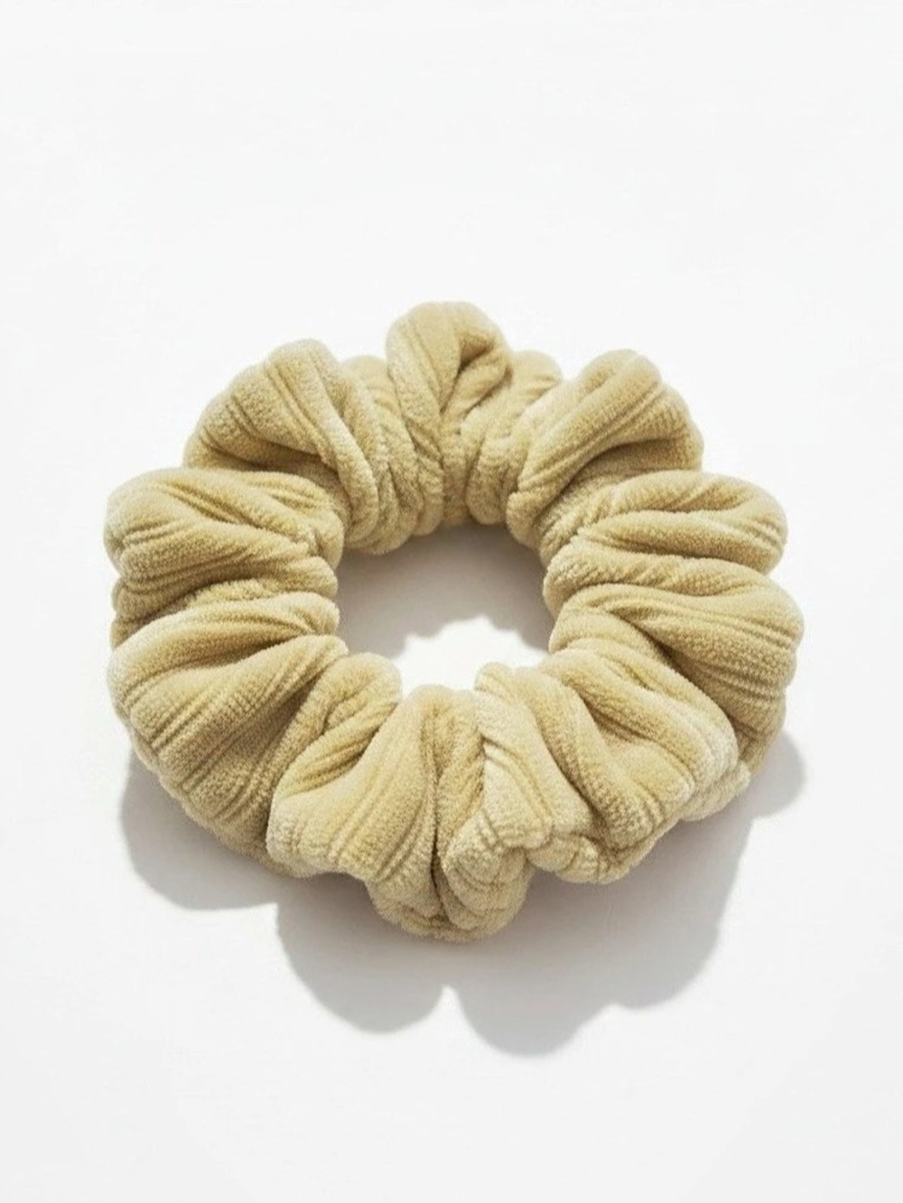 Textured Scrunchie in tan  Like New